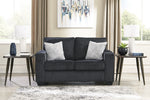 Altari Slate Chenille Loveseat