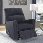 Altari Slate Chenille Manual Rocker Recliner