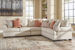 Amici 3-Pc Linen Fabric Sectional with RAF Sofa (Oversized)