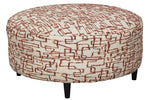 Amici Fiesta Fabric Oversized Accent Ottoman