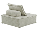 Bales Taupe Fabric Accent Chair