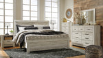 Bellaby Whitewash Wood King Panel Bed