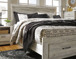 Bellaby Whitewash Wood King Storage Bed