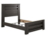 Brinxton Black Wood Full Panel Bed