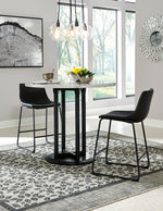 Centiar Two-Tone Round Counter Height Table