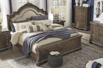 Charmond Brown King Bed (Oversized)