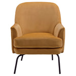 Dericka Gold Fabric Accent Chair