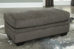 Dorsten Slate Fabric Ottoman