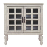 Falkgate Whitewash Wood Accent Cabinet