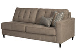 Flintshire 2-Pc Auburn Fabric LAF Sectional