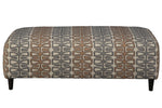 Flintshire Auburn Oversized Accent Ottoman