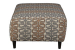 Flintshire Auburn Oversized Accent Ottoman