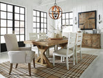 Grindleburg Light Brown Wood Dining Table