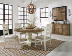 Grindleburg Light Brown/White Dining Table