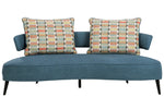 Hollyann Blue Fabric RTA Sofa