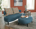 Hollyann Blue Fabric RTA Sofa