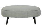 Hollyann Gray Oversized Accent Ottoman