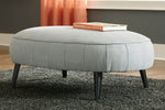 Hollyann Gray Oversized Accent Ottoman