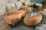 Hollyann Rust Fabric RTA Sofa