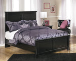 Maribel 5-Pc Black Wood Full Panel Bedroom Set