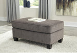 Nemoli Slate Fabric Ottoman