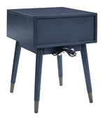 Paulrich Antique Blue Wood Accent Table