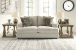 Soletren Stone Fabric Loveseat