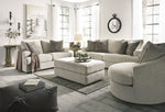 Soletren Stone Fabric Loveseat