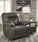 Wurstrow Smoke Leather Power Recliner