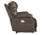 Wurstrow Umber Leather Power Recliner