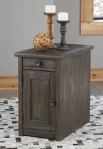 Wyndahl Rustic Brown Chair Side End Table