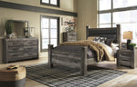 Wynnlow Gray Wood 6-Drawer Dresser