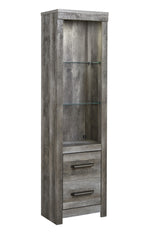 Wynnlow Rustic Gray Wood Entertainment Center