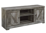 Wynnlow Rustic Gray Wood Entertainment Center