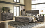 Wynnlow Gray Wood King Panel Bed