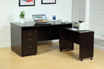 Simonetta Red Cocoa Wood Desk