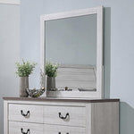 Stillwood Vintage Linen Wood Frame Dresser Mirror