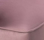 Tiffany Contemporary Pink Slub Velvet Arm Chair