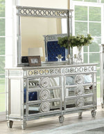 Varian Silver Wood Dresser with Mirror Insert