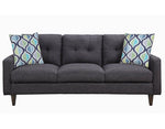 Watsonville Grey Linen-Like Fabric Sofa