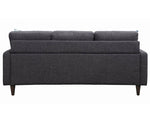 Watsonville Grey Linen-Like Fabric Sofa