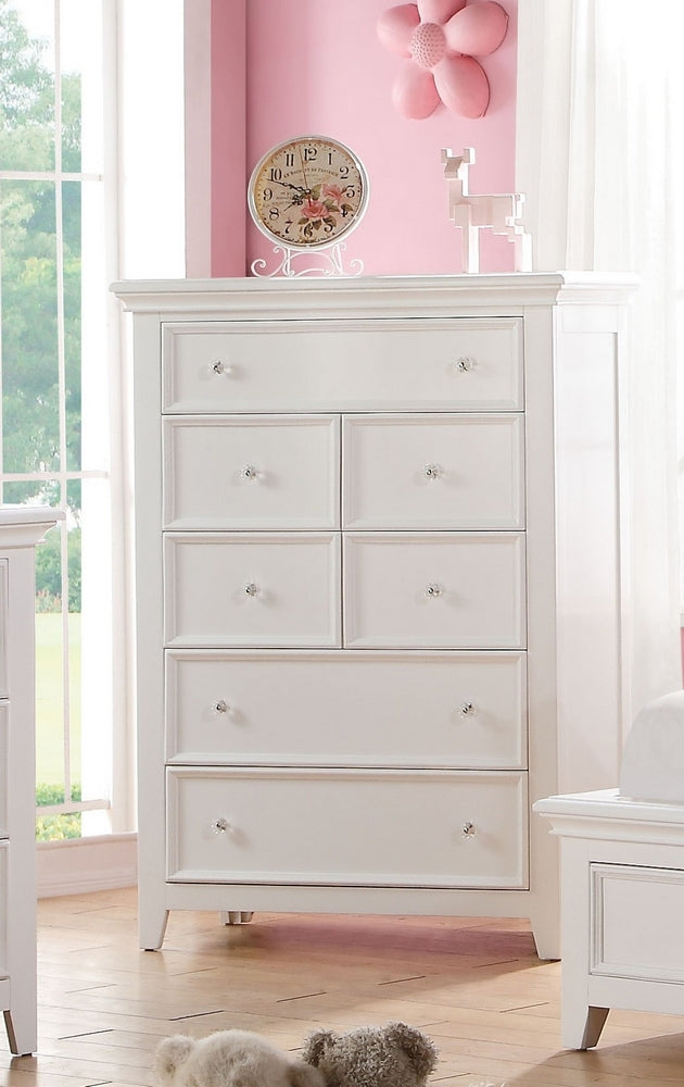 Lacey White Pine Wood Chest