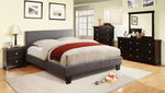 Winn Park Gray Leatherette Twin Bed