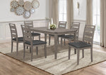 Woodrow Gray Wood Rectangular Dining Table