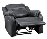 Yerba Dark Gray Manual Recliner