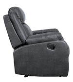 Yerba Dark Gray Manual Recliner