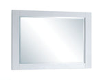 Christie High Gloss White Wood Dresser Mirror