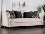 Aniyah Beige Fabric Sofa (Oversized)