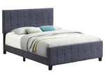 Fairfield Grey Fabric Upholstered Queen Panel Bed