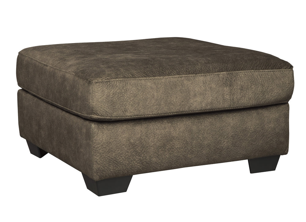 Accrington Earth Fabric Oversized Accent Ottoman